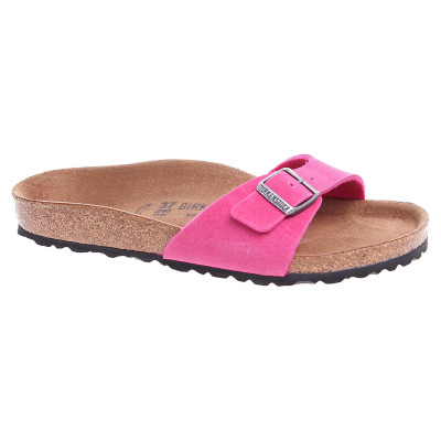 detail Dámské pantofle Birkenstock Madrid 438101 růžové