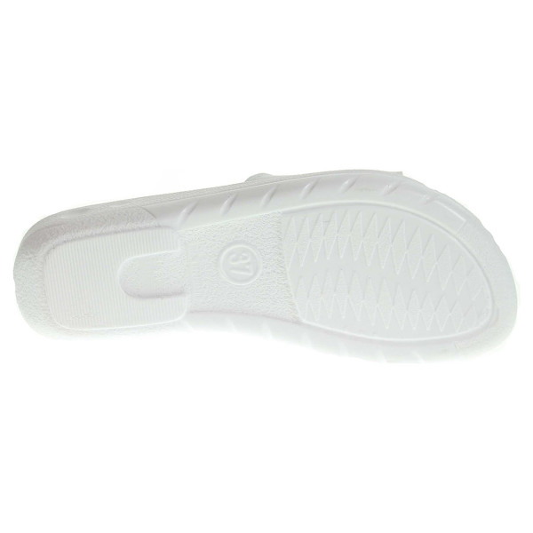 detail Dámské pantofle 5-20105 bílé