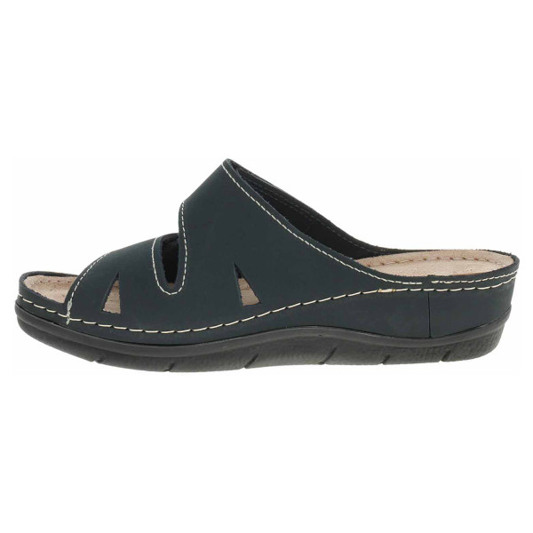 detail Dámské pantofle Marco Tozzi 2-27512-42 navy