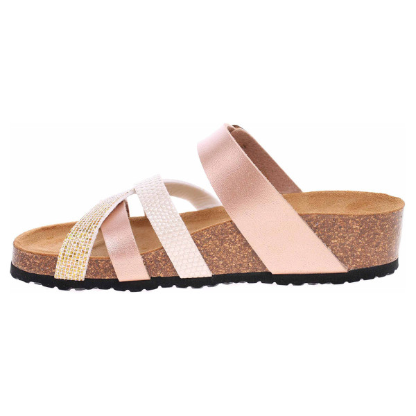 detail Dámské pantofle Bio Life 1710 Greta 700 růžová