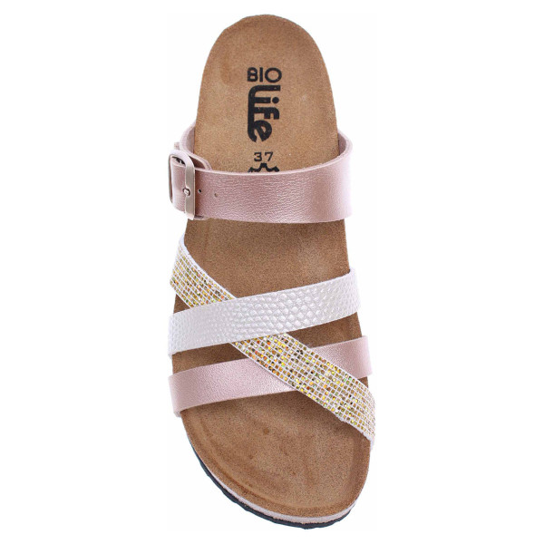detail Dámské pantofle Bio Life 1710 Greta 700 růžová