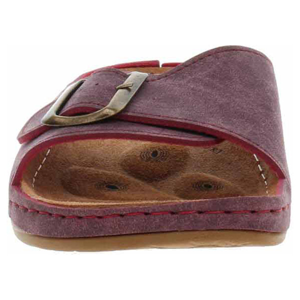 detail Dámské pantofle Medi Line S182.00 bordo