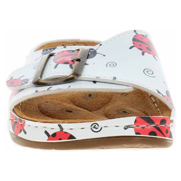 detail Dámské pantofle Medi Line S182.010 bílá