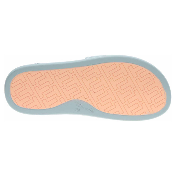 detail Dámské plážové pantofle Tamaris 1-27511-44 lt.blue comb