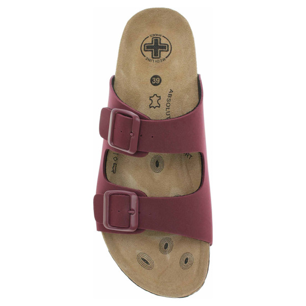 detail Dámské pantofle Medi Line 401-24 bordo