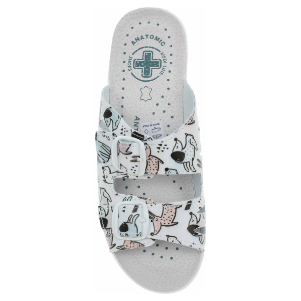 detail Dámské pantofle Medi Line 222-25 bílá