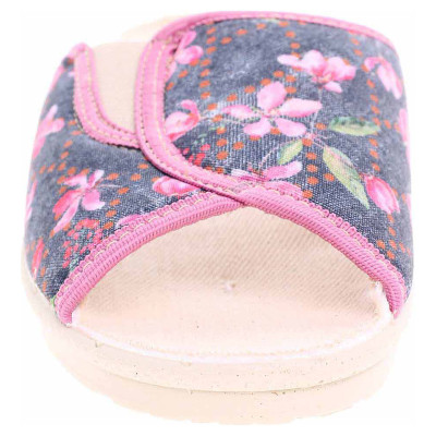 detail Dámské domácí pantofle Rogallo 7101-018 modrá