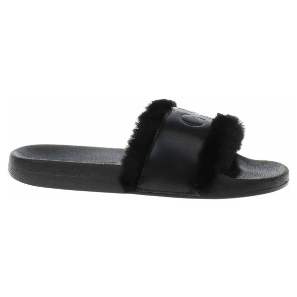 detail Dámské domácí pantofle Calvin Klein YW0YW00754 BDS black