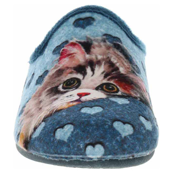 detail Dámské domácí pantofle Medi Line 5170-023 azul barca