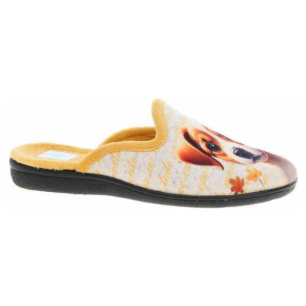 detail Dámské domácí pantofle Medi Line 1146-024 amarillo