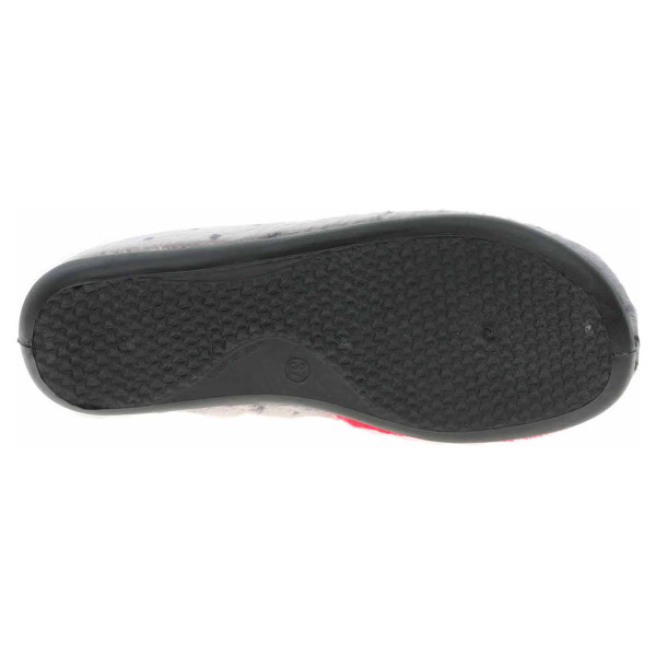 detail Dámské domácí pantofle Medi Line 1121-024 grey-red