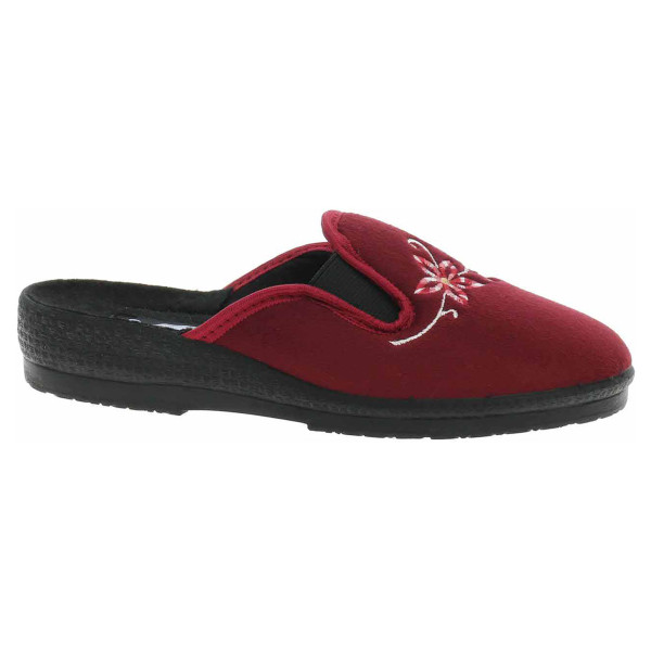 detail Dámské domácí pantofle Rogallo 3361-003 bordo