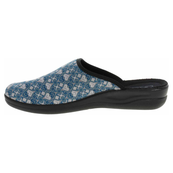 detail Dámské domácí pantofle Befado 551D004 modrá