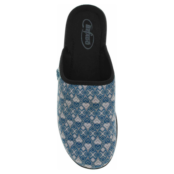 detail Dámské domácí pantofle Befado 551D004 modrá