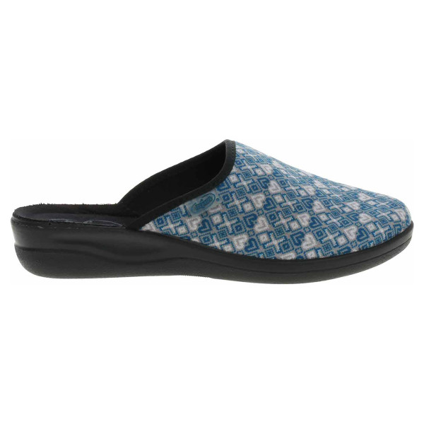 detail Dámské domácí pantofle Befado 551D004 modrá