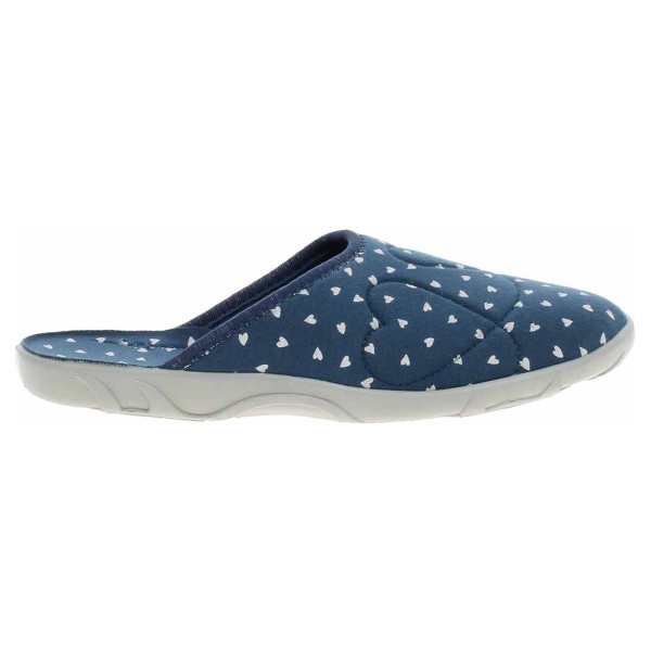 detail Dámské domácí pantofle Befado 235D195 modrá