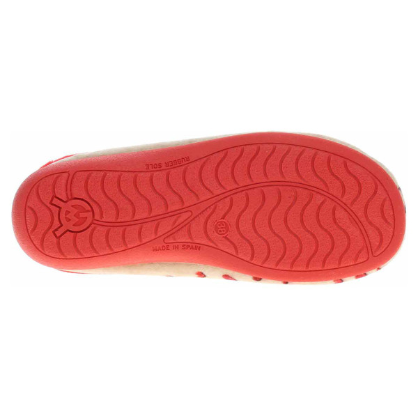 detail Dámské domácí pantofle Medi Line 147-025 rojo