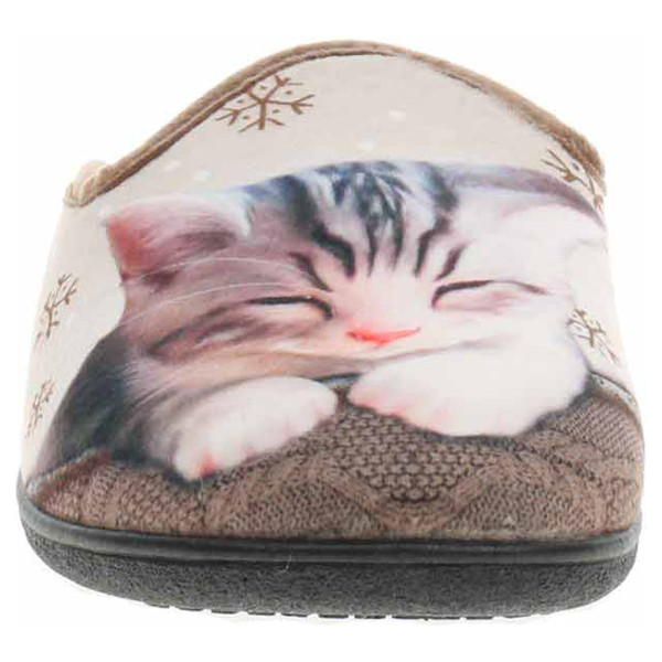 detail Dámské domácí pantofle Medi Line 1517-025 tostado