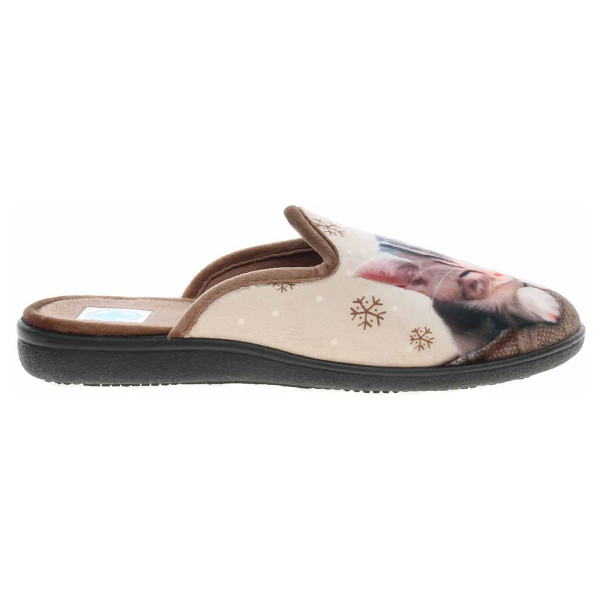 detail Dámské domácí pantofle Medi Line 1517-025 tostado