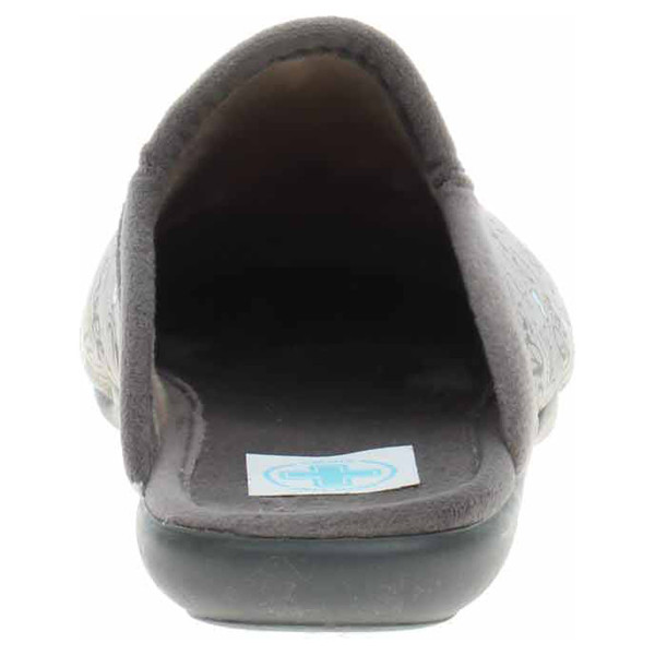 detail Dámské domácí pantofle Medi LIne 134-025 šedá