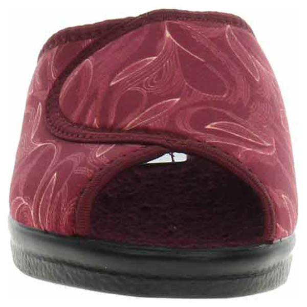 detail Dámské domácí pantofle Rogallo 29832 vínová