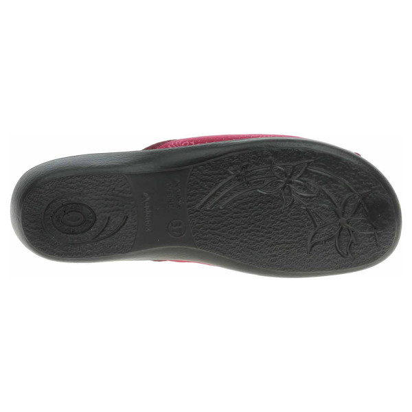 detail Dámské domácí pantofle Rogallo 29783 vínová