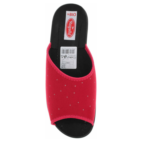 detail Dámské domácí pantofle Rogallo 29861 červená