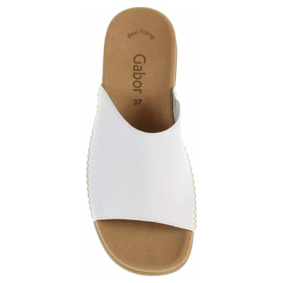 detail Dámské pantofle Gabor 03.705.21 weiss