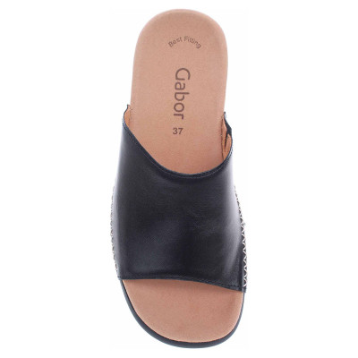 detail Dámské pantofle Gabor 03.705.27 schwarz