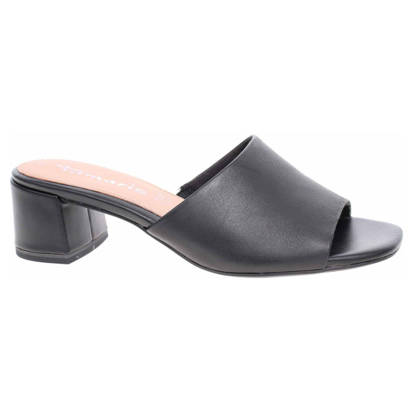 detail Dámské pantofle Tamaris 1-27204-28 black leather