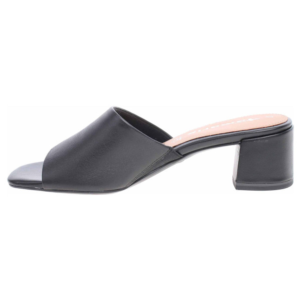 detail Dámské pantofle Tamaris 1-27204-28 black leather