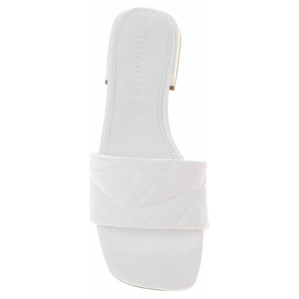 detail Dámské pantofle Tamaris 1-27126-38 white