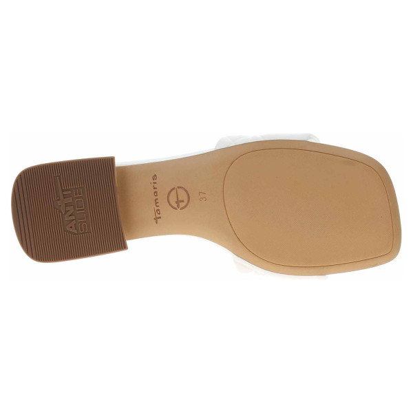 detail Dámské pantofle Tamaris 1-27126-38 white