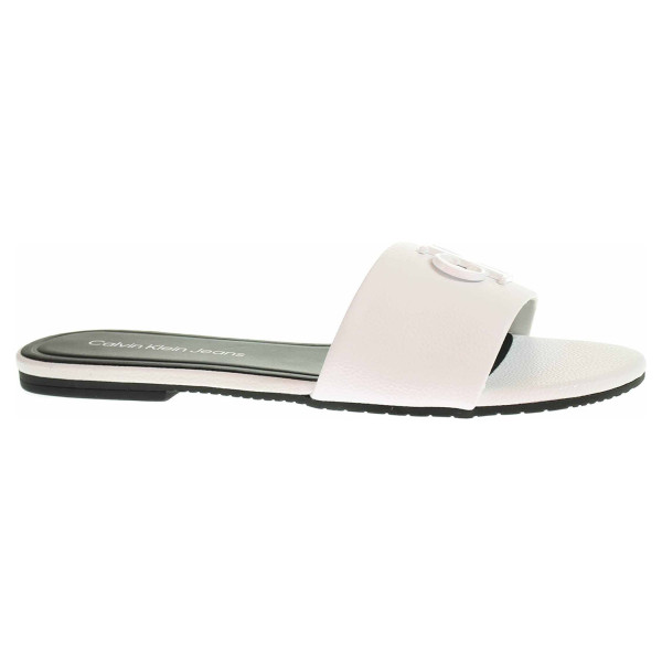 detail Dámské pantofle Calvin Klein YW0YW00543 YAF bright white