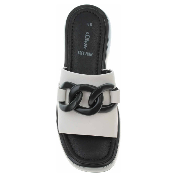 detail Dámské pantofle s.Oliver 5-27214-38 cream-black