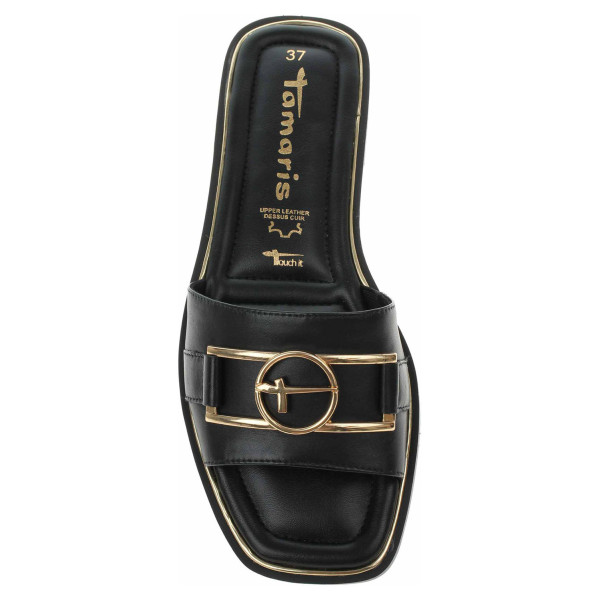 detail Dámské pantofle Tamaris 1-27107-20 black