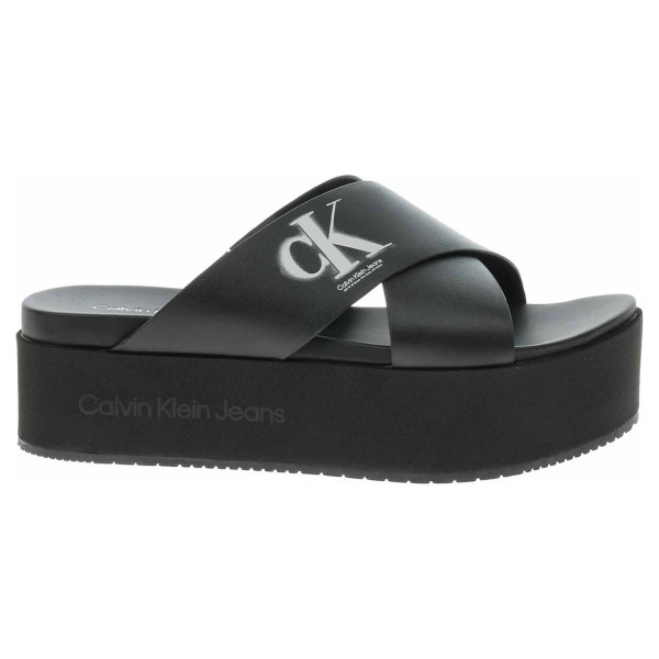 detail Dámské pantofle Calvin Klein YW0YW00964 Black