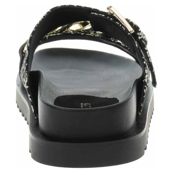 detail Dámské pantofle Guess FL6FATFAL03 BLKPL