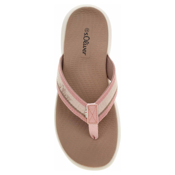 detail Dámské pantofle s.Oliver 5-27106-42 rose