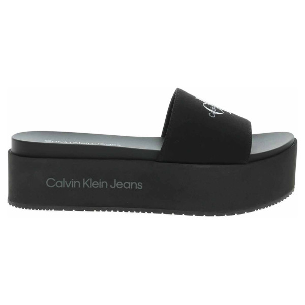 detail Dámské pantofle Calvin Klein YW0YW01036 BDS Black