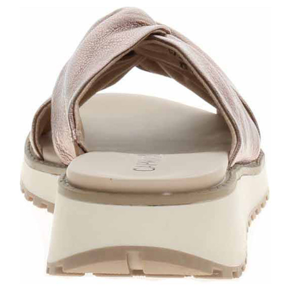 detail Dámské pantofle Caprice 9-27202-42 taupe metallic