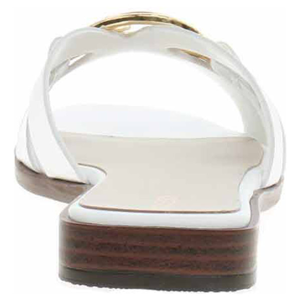 detail Dámské pantofle Guess FLJSYMLEA03-WHITE