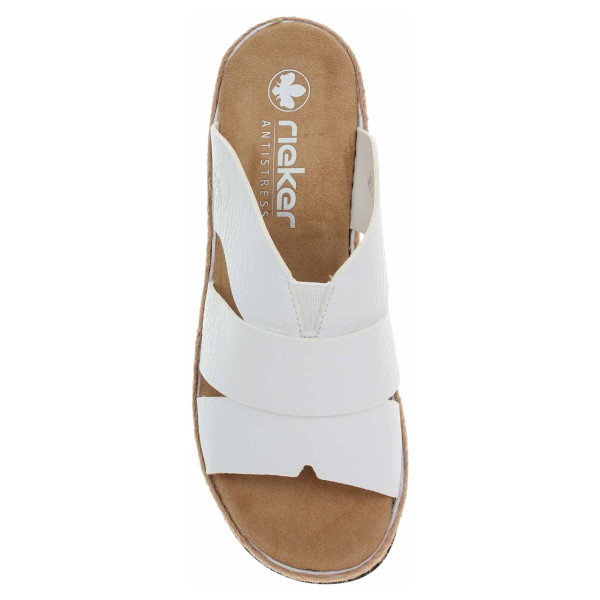 detail Dámské pantofle Rieker V7989-80 weiss