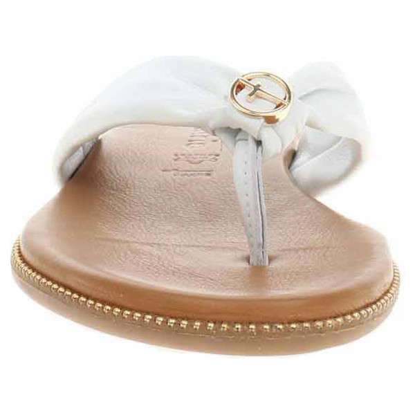 detail Dámské pantofle Tamaris 1-27126-44 white