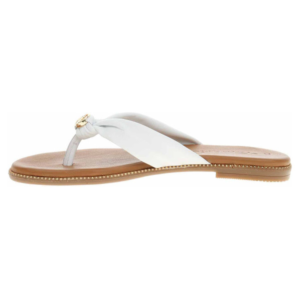 detail Dámské pantofle Tamaris 1-27126-44 white