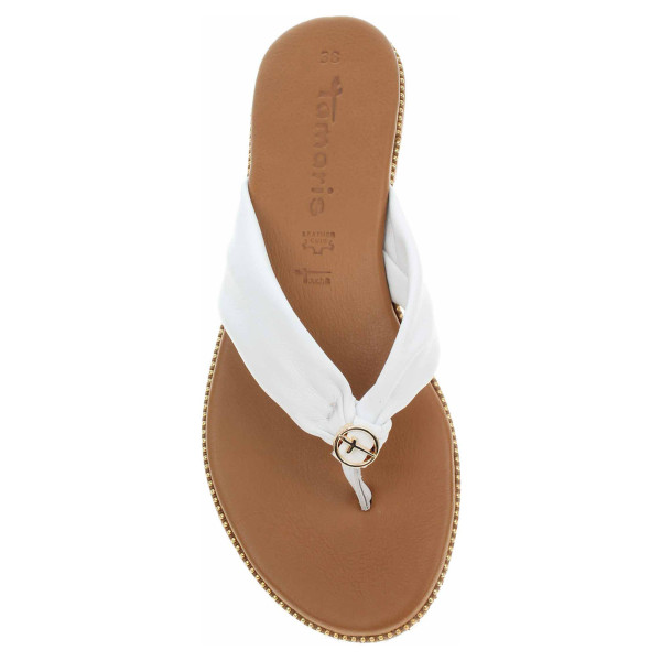 detail Dámské pantofle Tamaris 1-27126-44 white