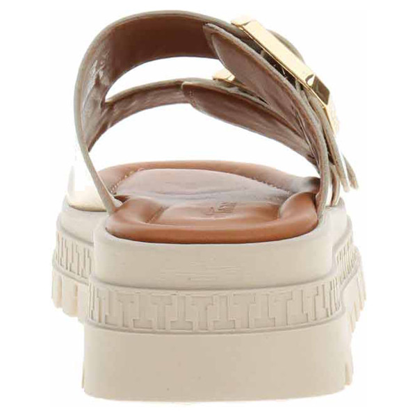 detail Dámské pantofle Tamaris 1-27202-44 light gold