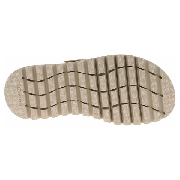 detail Dámské pantofle Tamaris 1-27202-44 light gold