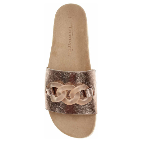 detail Dámské pantofle Tamaris 1-27411-44 bronce