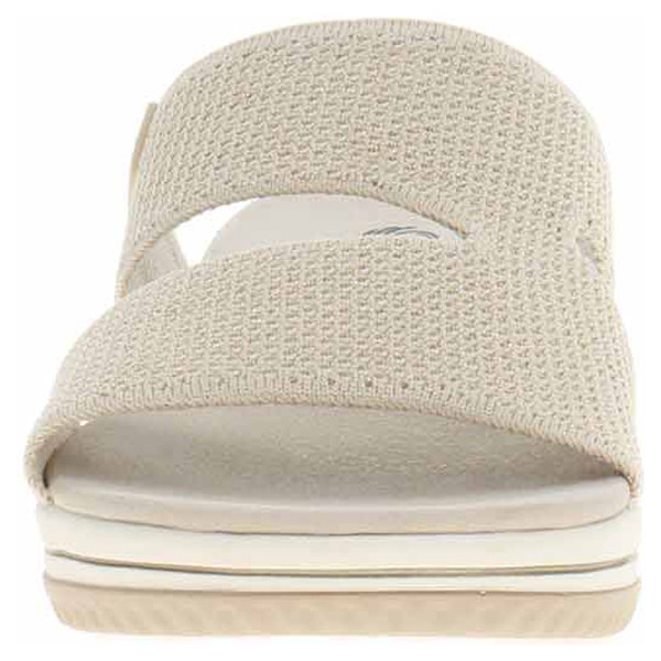 detail Dámské pantofle Jana 8-27270-43 beige-gold